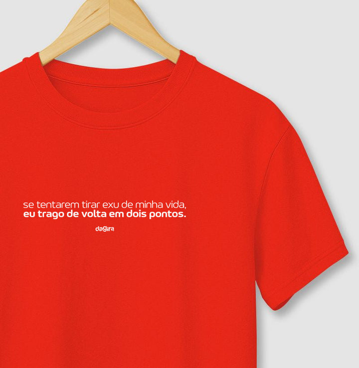 Camiseta Umbanda Exu em Dois Pontos | Dagira