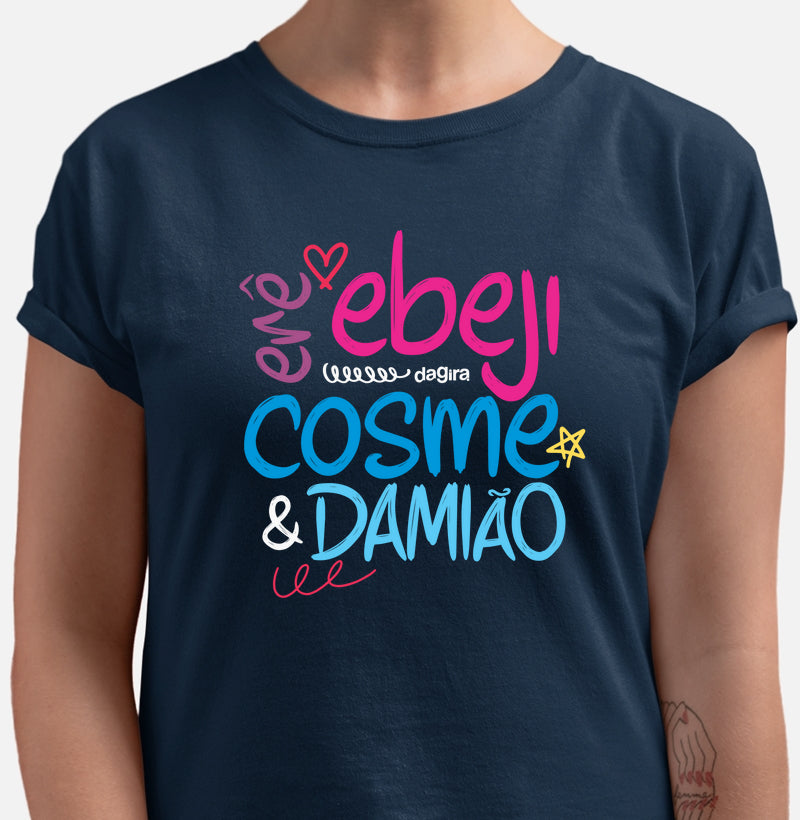 Camiseta Umbanda Erês Ibeji Cosme e Damião | Dagira