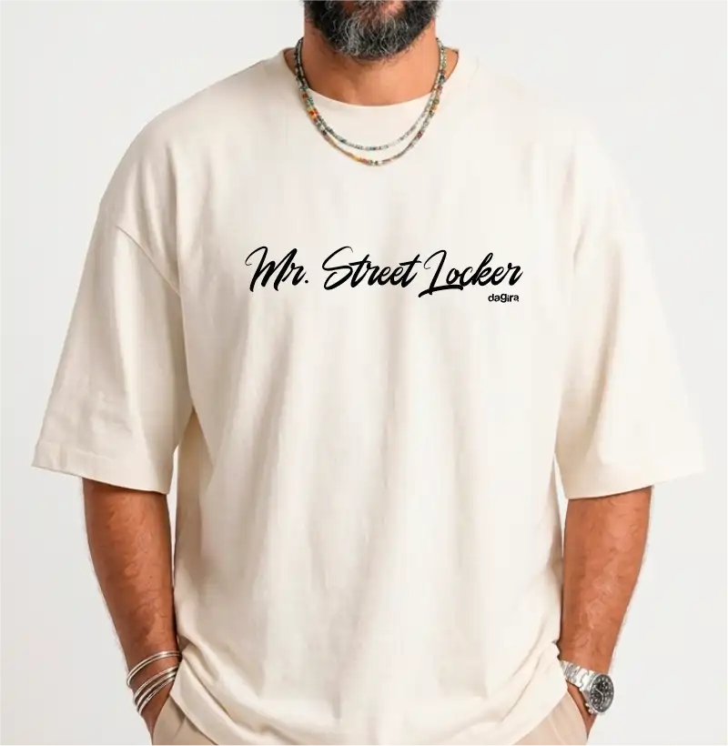 Camiseta Oversized Mr. Street Locker Unissex | Dagira