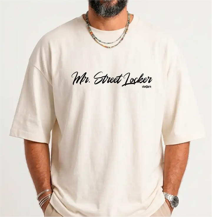 Camiseta Oversized Mr. Street Locker Unissex | Dagira