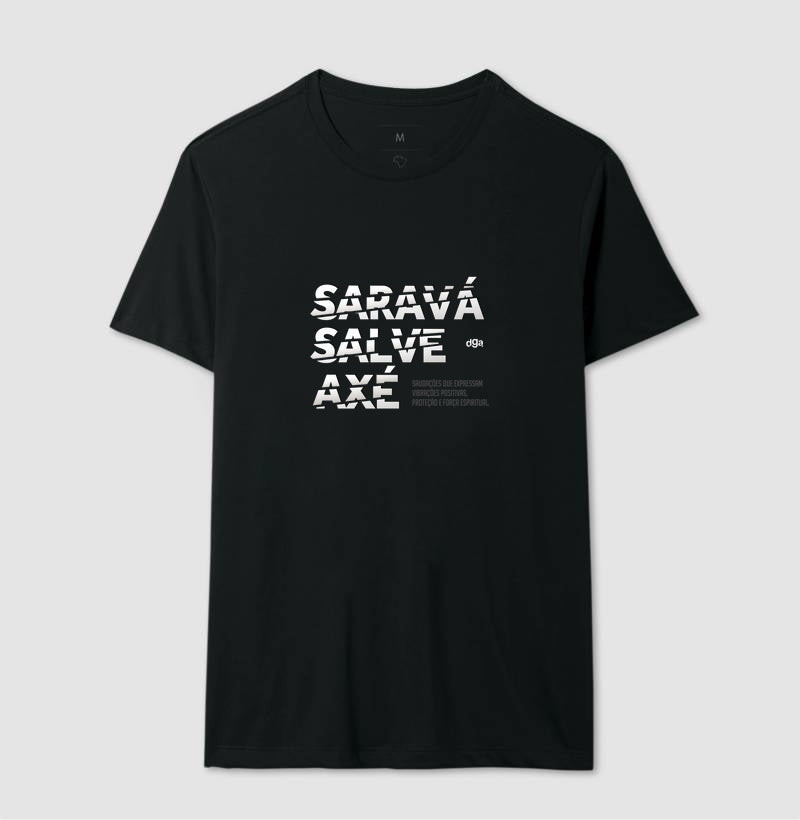 Camiseta Umbanda Saravá Salve Axé | Dagira