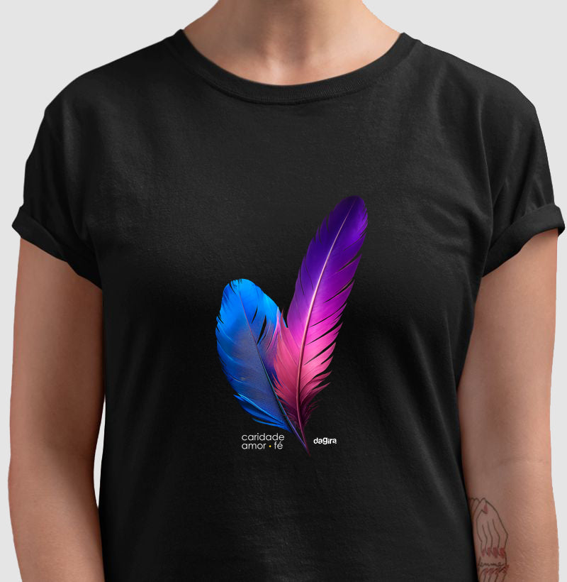 Camiseta Umbanda Caridade Amor Fé | Dagira