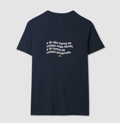 Camiseta Umbanda Fé Torna Tudo Possível | Dagira