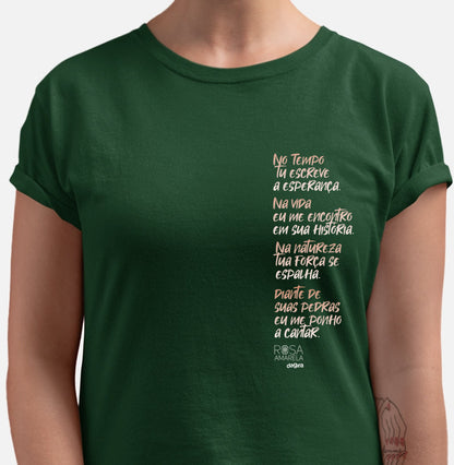 Camiseta Kabecilê Xangô Rosa Amarela | Dagira