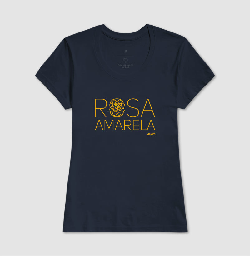 Camiseta Rosa Amarela Umbanda | Dagira
