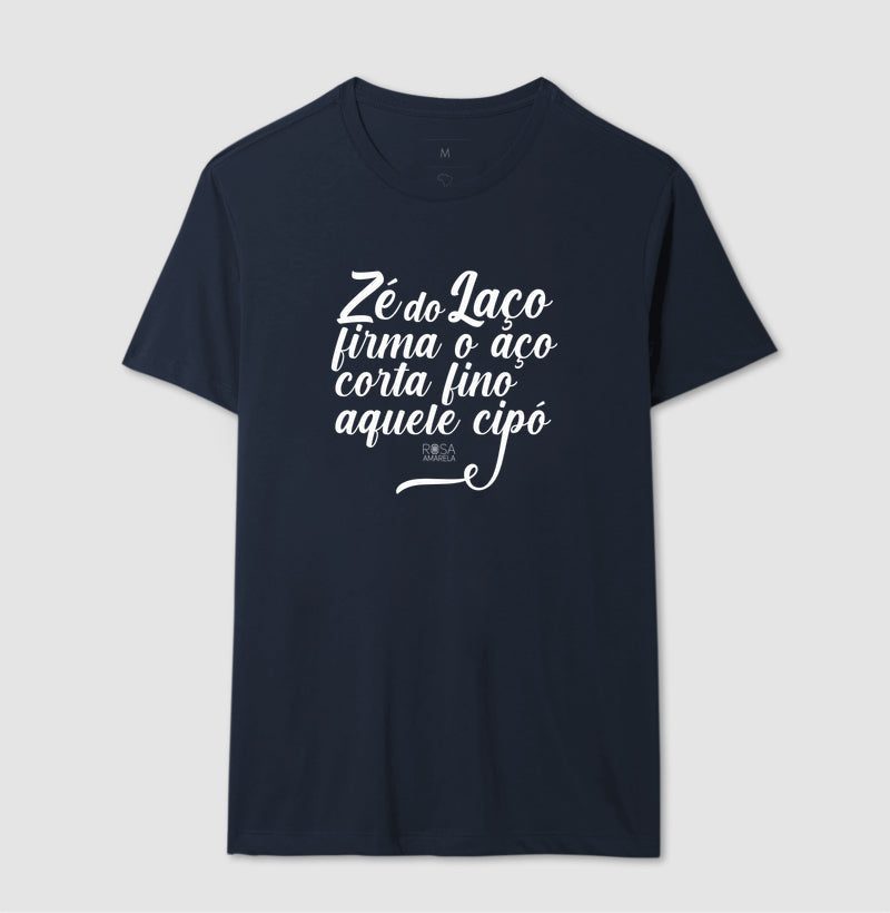 Camiseta Umbanda Zé do Laço Rosa Amarela | Dagira