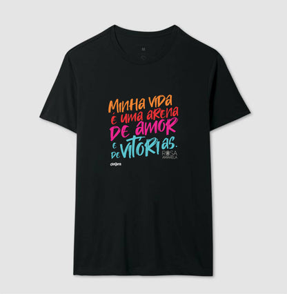 Camiseta Ogum Rosa Amarela | Dagira