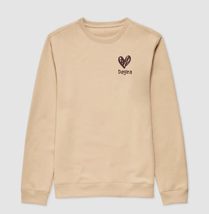 MOLETOM SUÉTER SLIM HEART