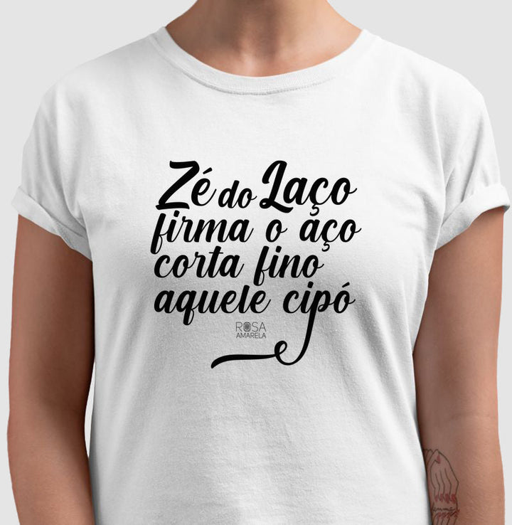 Camiseta Umbanda Zé do Laço Rosa Amarela | Dagira