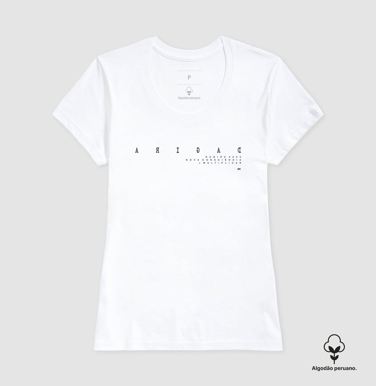 Camiseta Reflexo Algodão Peruano | Dagira