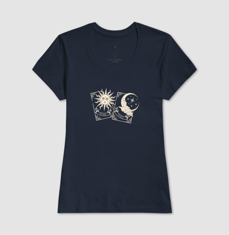 Camiseta O Sol e a Lua Tarô | Dagira