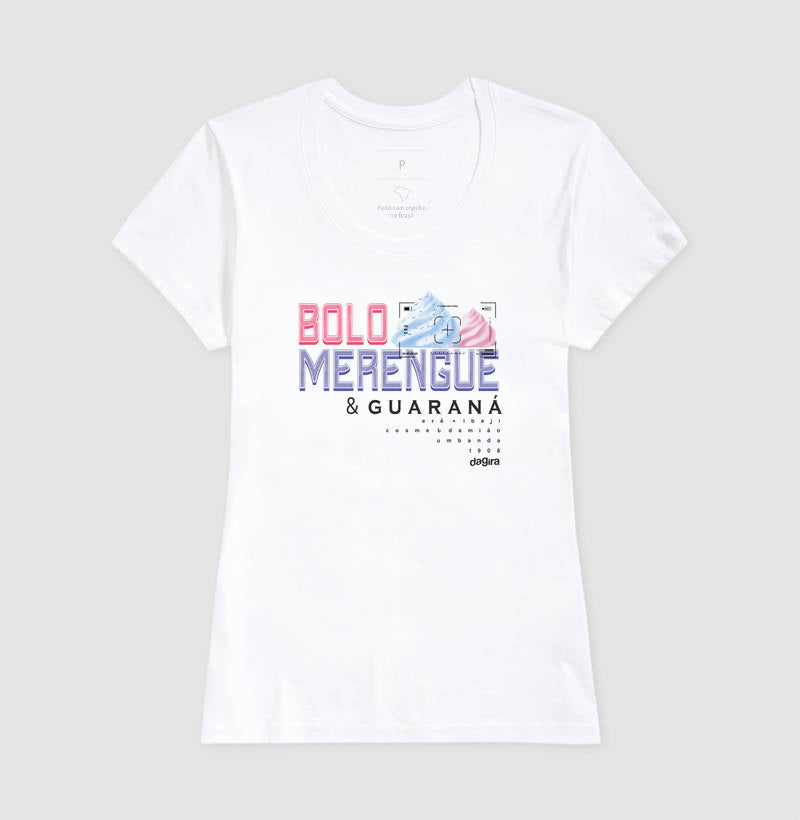 Camiseta Umbanda Bolo Merengue e Guaraná | Dagira