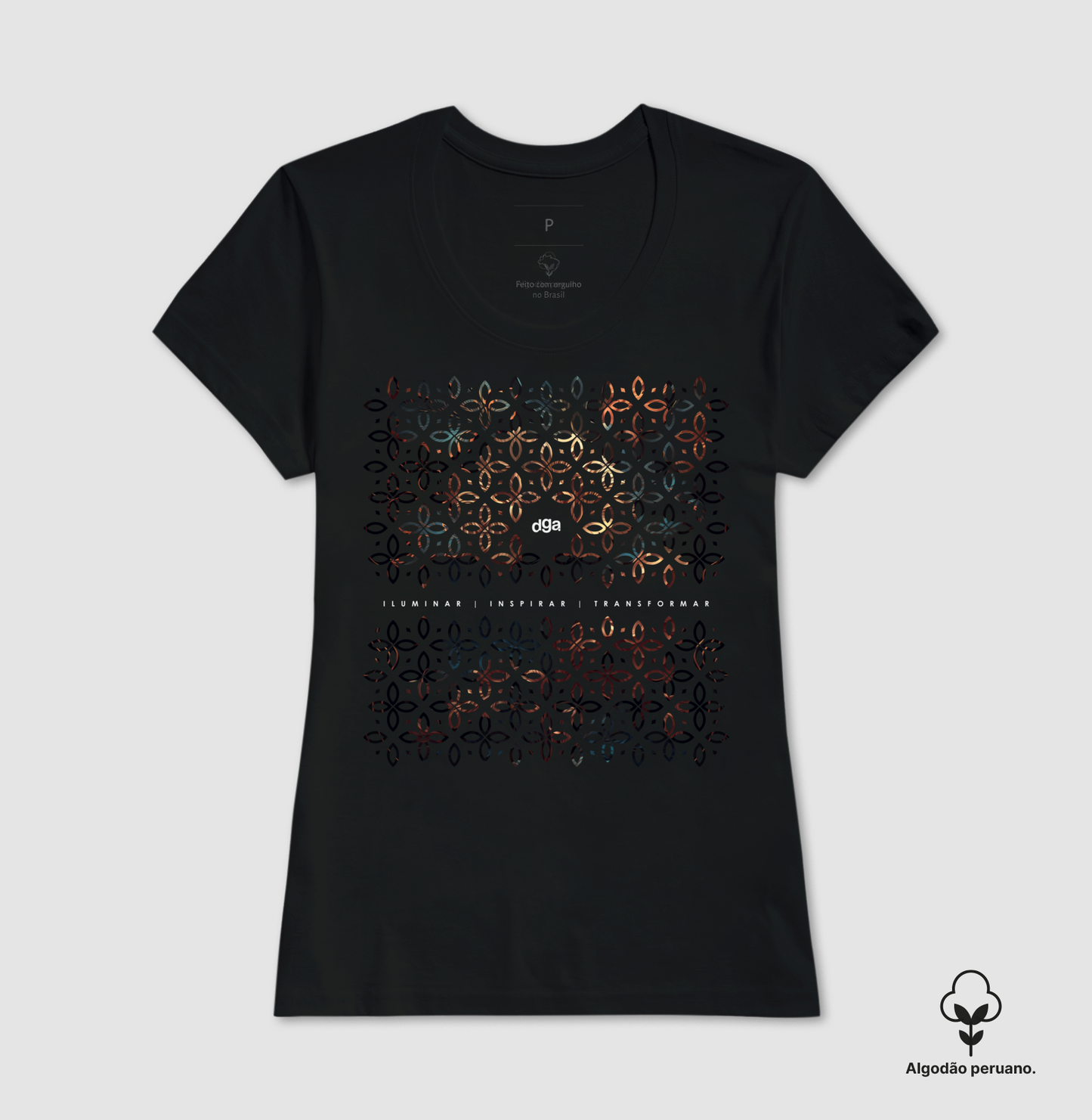 Camiseta Iluminar Algodão Peruano | Dagira