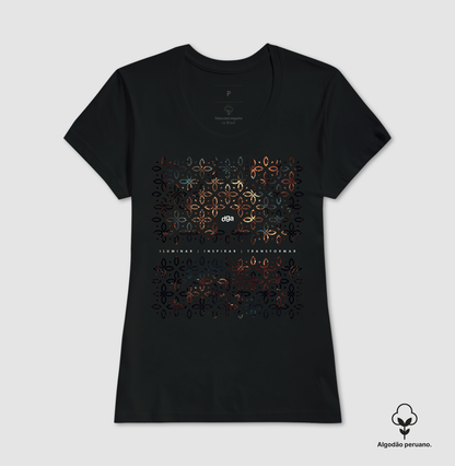 Camiseta Iluminar Algodão Peruano | Dagira