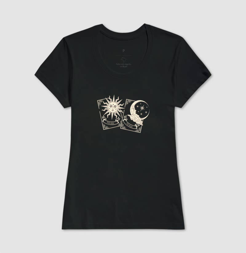 Camiseta O Sol e a Lua Tarô | Dagira