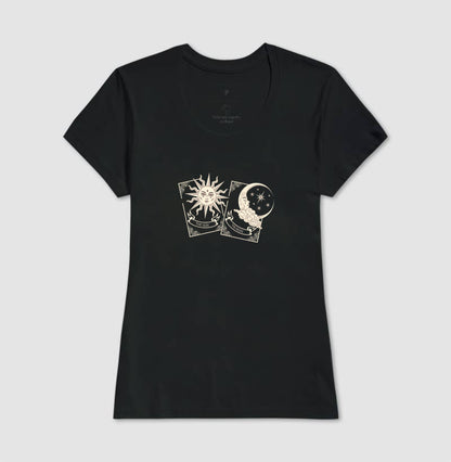 Camiseta O Sol e a Lua Tarô | Dagira
