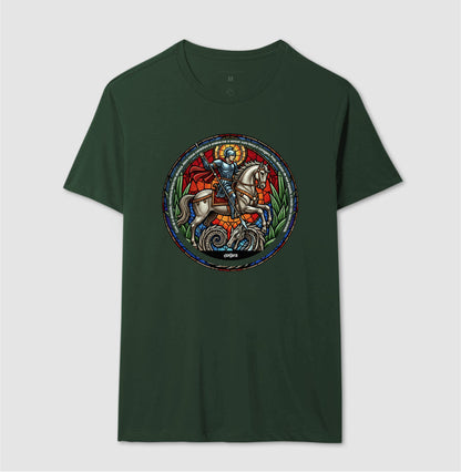 Camiseta Umbanda Ogum Vitral Algodão Premium | Dagira