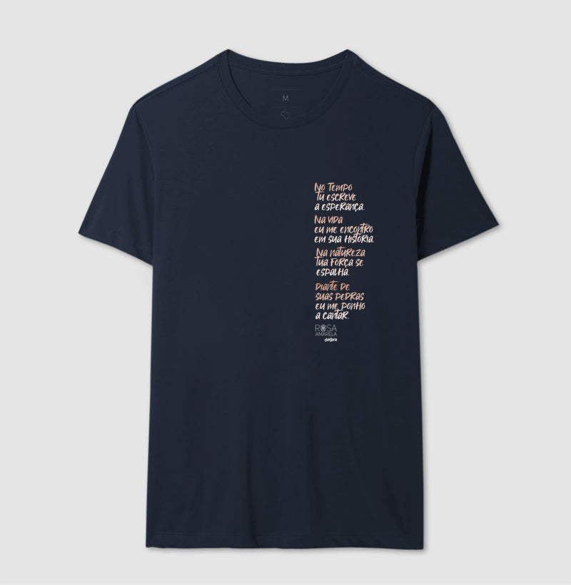 Camiseta Kabecilê Xangô Rosa Amarela | Dagira