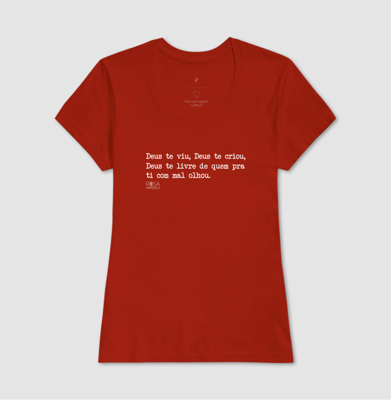Camiseta Eu Te Benzo Deus Te Viu | Dagira