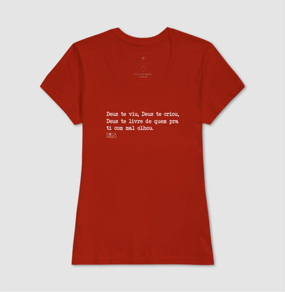 Camiseta Eu Te Benzo Deus Te Viu | Dagira