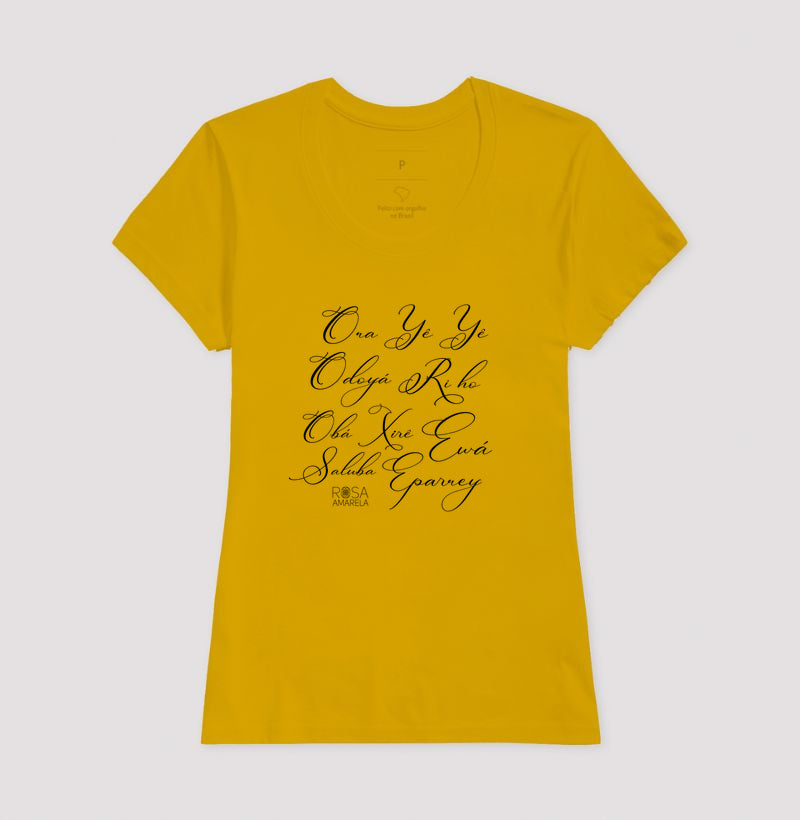 Camiseta Saudações às Mães Orixás | Dagira