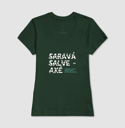 Camiseta Umbanda Saravá Salve Axé | Dagira