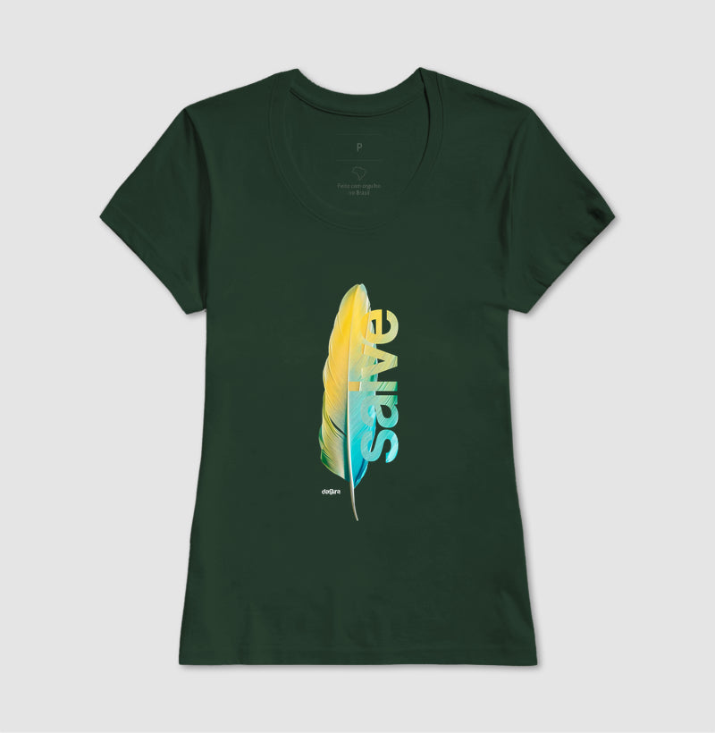 Camiseta Umbanda Salve Caboclo Algodão | Dagira