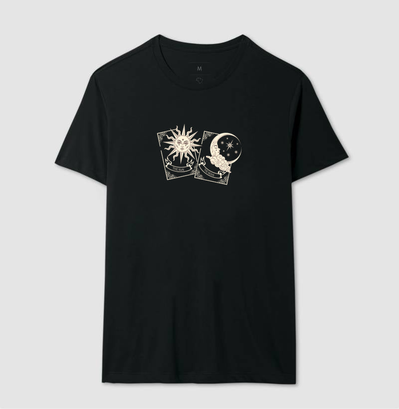 Camiseta O Sol e a Lua Tarô | Dagira