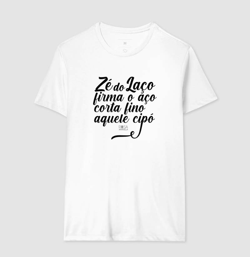 Camiseta Umbanda Zé do Laço Rosa Amarela | Dagira