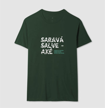 Camiseta Umbanda Saravá Salve Axé | Dagira