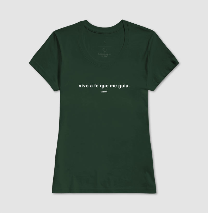 Camiseta Umbanda Vivo a Fé que me Guia | Dagira