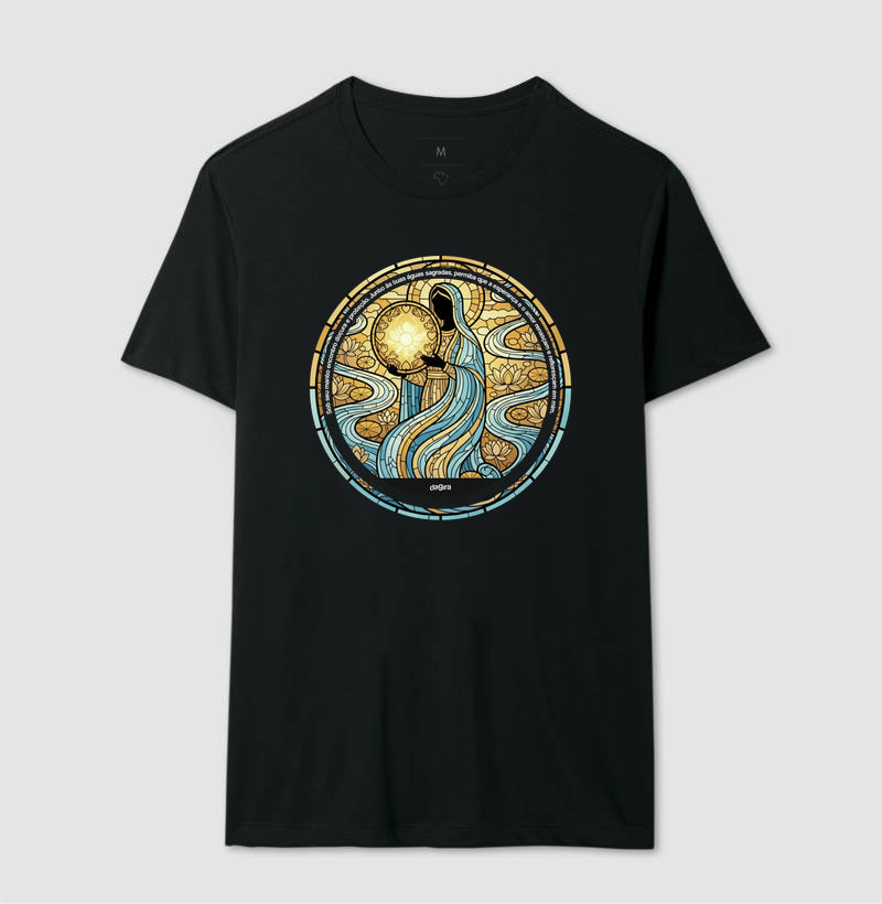 Camiseta Umbanda Oxum Vitral Algodão Premium | Dagira