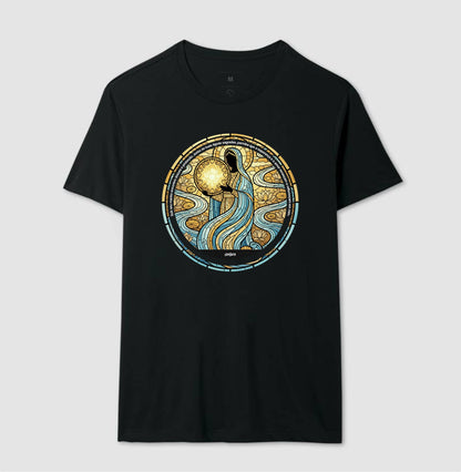 Camiseta Umbanda Oxum Vitral Algodão Premium | Dagira
