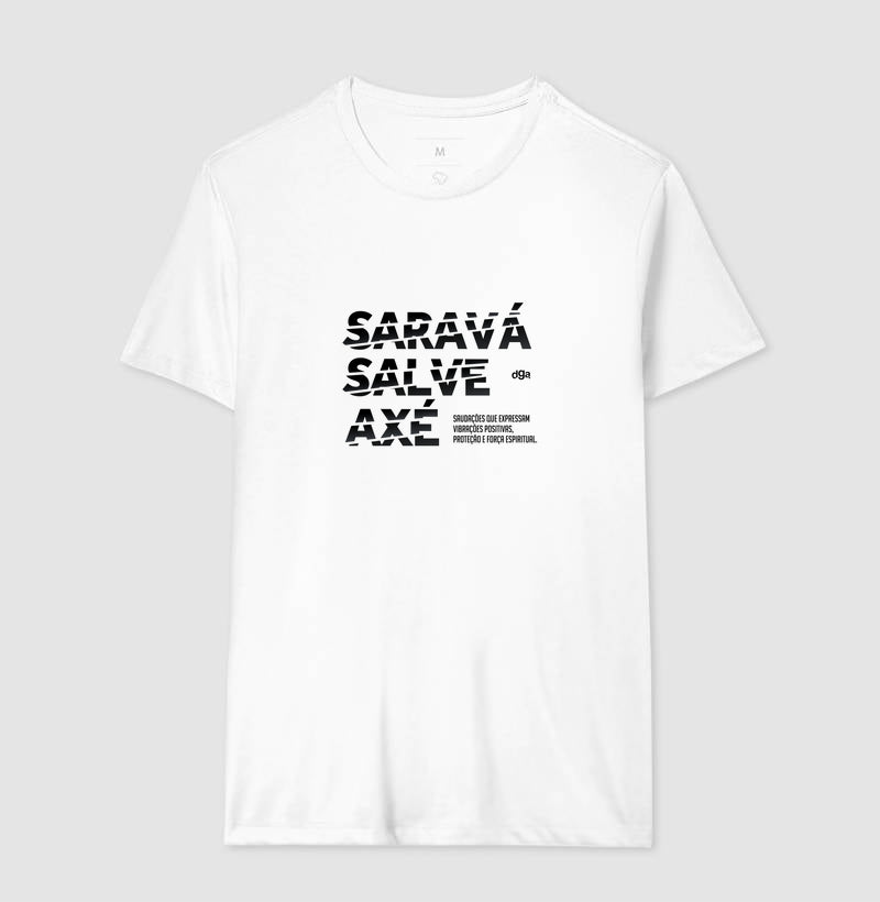 Camiseta Umbanda Saravá Salve Axé | Dagira