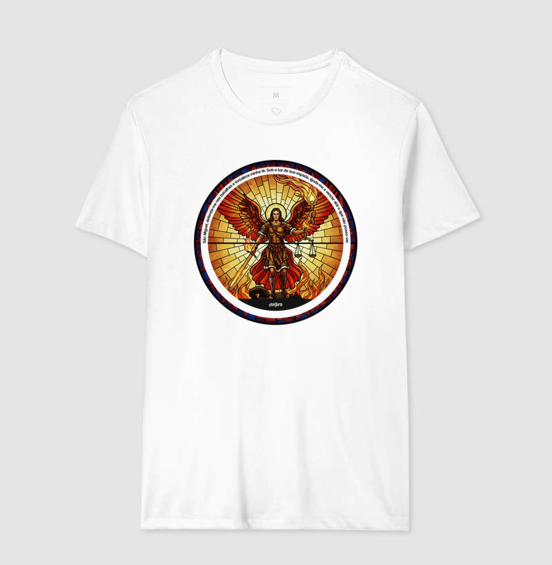 Camiseta Umbanda São Miguel Arcanjo Vitral | Dagira
