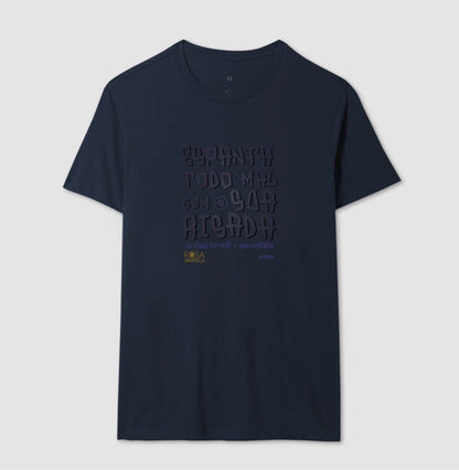 Camiseta Umbanda Risada de Exu Rosa Amarela | Dagira