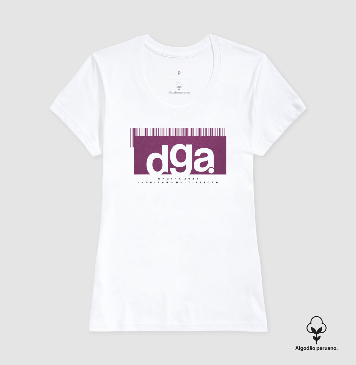 CAMISETA INSPIRAR (ALGODÃO PERUANO)