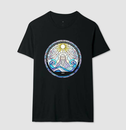 Camiseta Umbanda Oxalá Vitral Algodão Premium | Dagira