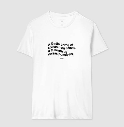 Camiseta Umbanda Fé Torna Tudo Possível | Dagira