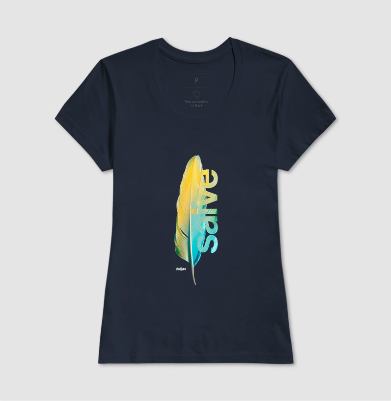 Camiseta Umbanda Salve Caboclo Algodão | Dagira