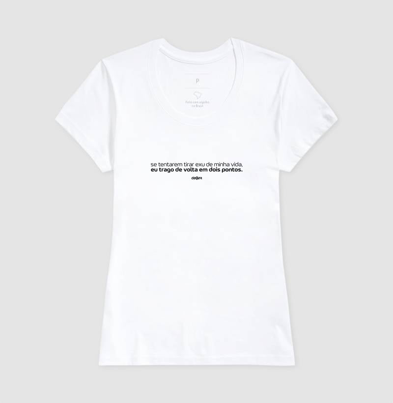Camiseta Umbanda Exu em Dois Pontos | Dagira