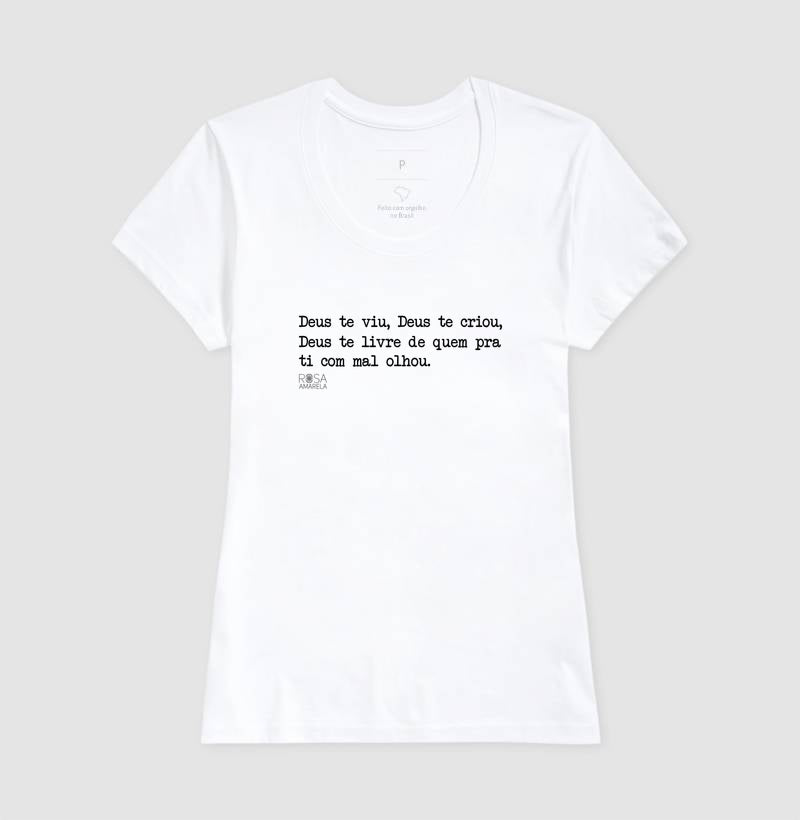 Camiseta Eu Te Benzo Deus Te Viu | Dagira