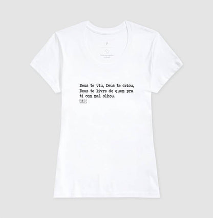 Camiseta Eu Te Benzo Deus Te Viu | Dagira