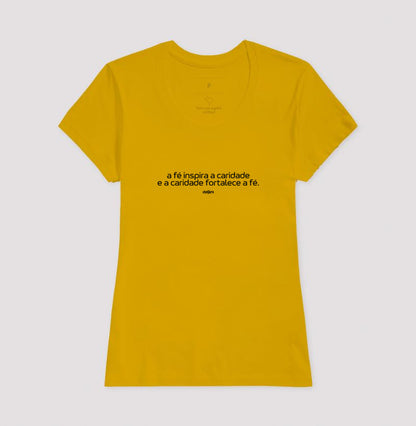Camiseta Umbanda Fé e Caridade Algodão | Dagira