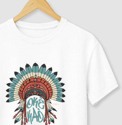 Camiseta Umbanda Okê Kaô Cocar | Dagira