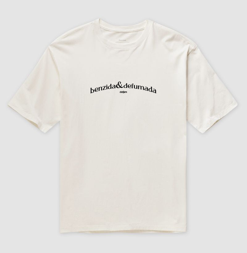 Camiseta Benzida & Defumada Oversized | Dagira