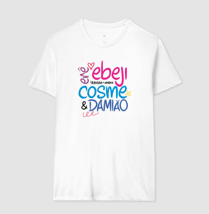 Camiseta Umbanda Erês Ibeji Cosme e Damião | Dagira