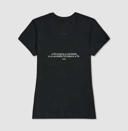 Camiseta Umbanda Fé e Caridade Algodão | Dagira