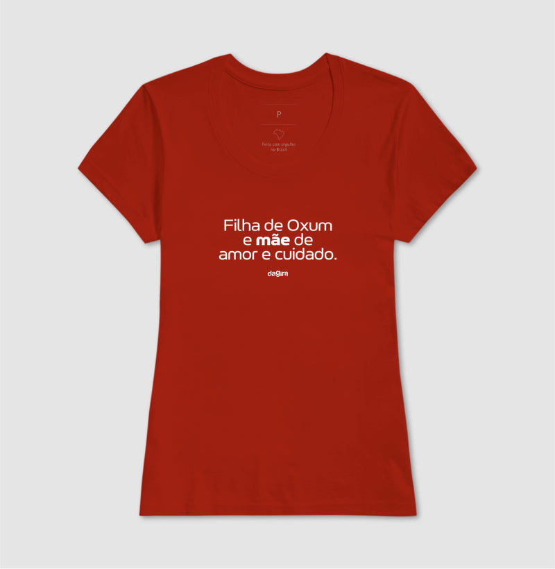 Camiseta Filha de Oxum Mãe de Cuidado | Dagira