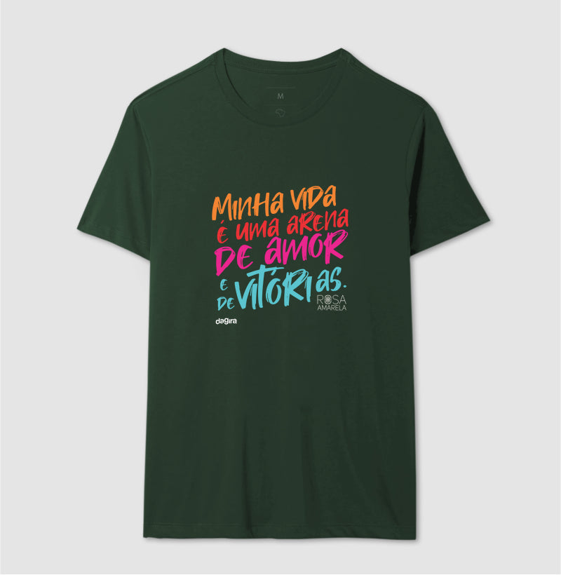 Camiseta Ogum Rosa Amarela | Dagira